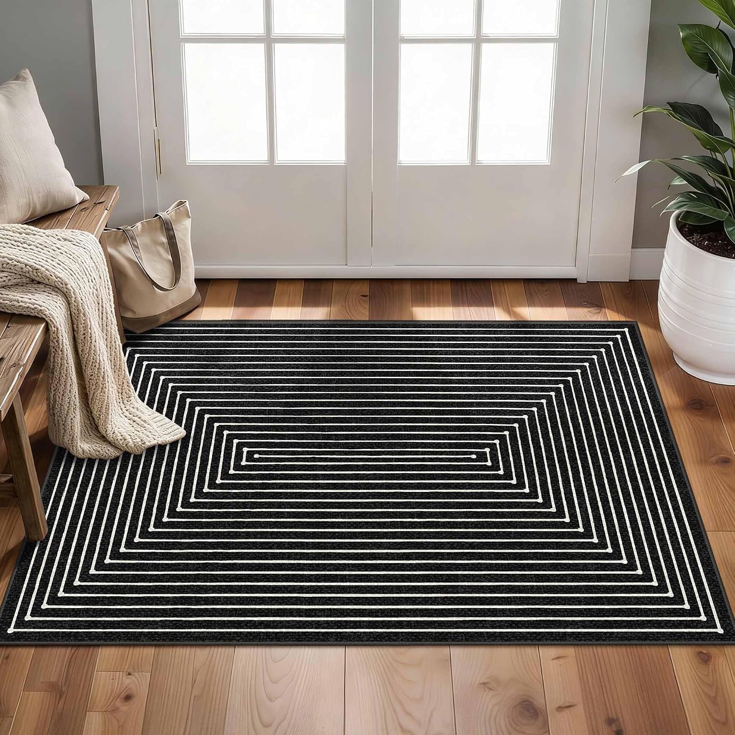 Small Modern Abstract Doormat