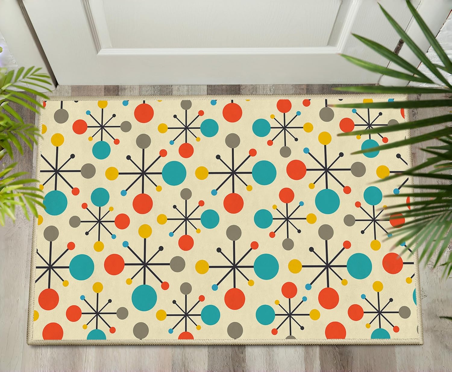 Non-slip Washable Vintage Interior Doormat