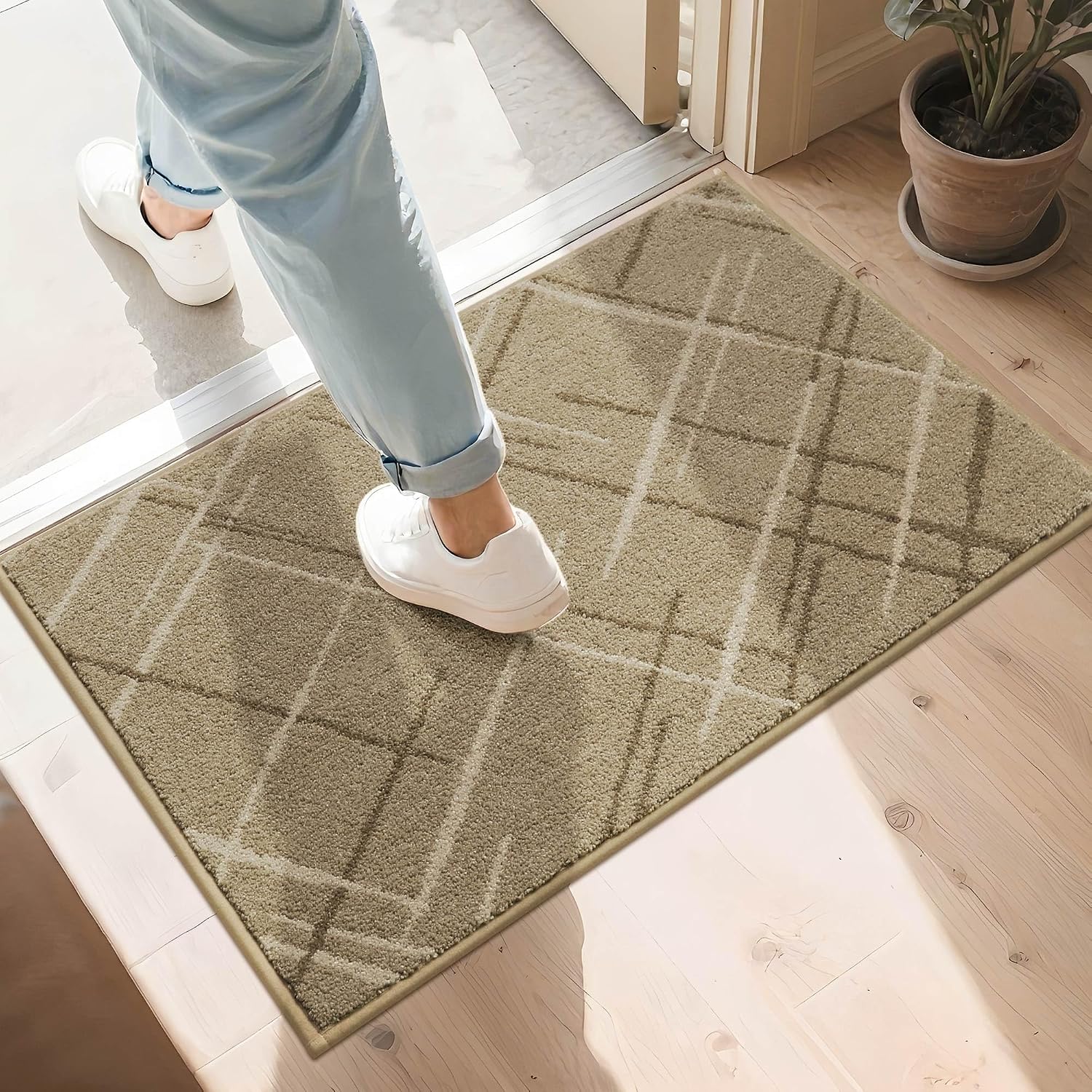 Low, Non-Slip Front Door Mat