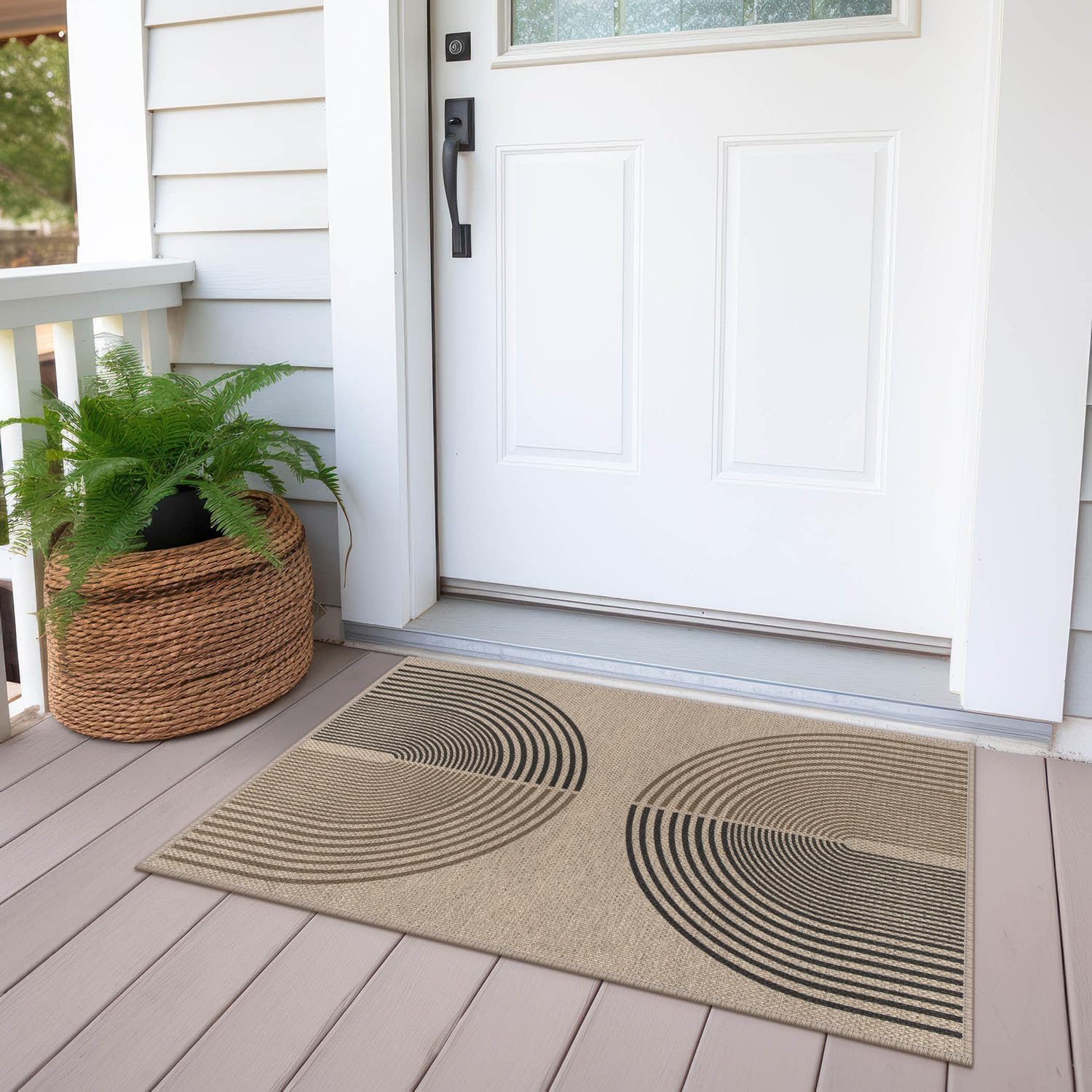 Rainbow-colored entryway rug - Image 2