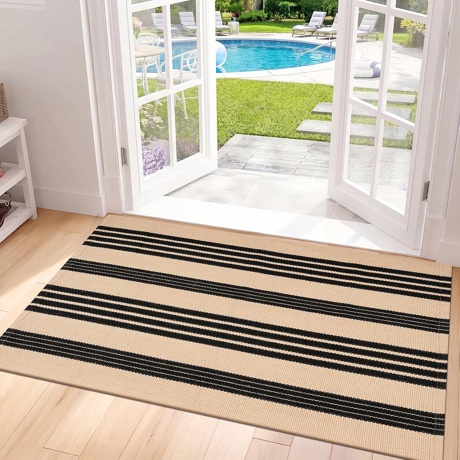 Striped Front Door Mat - Image 2