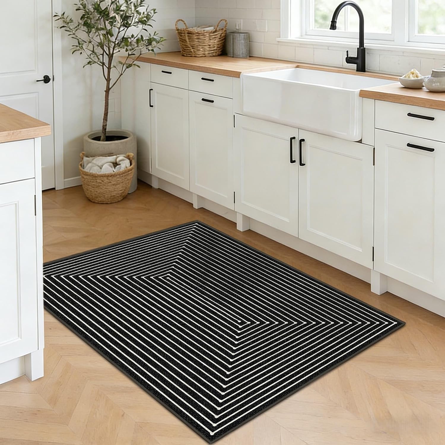 Small Modern Abstract Doormat - Image 2