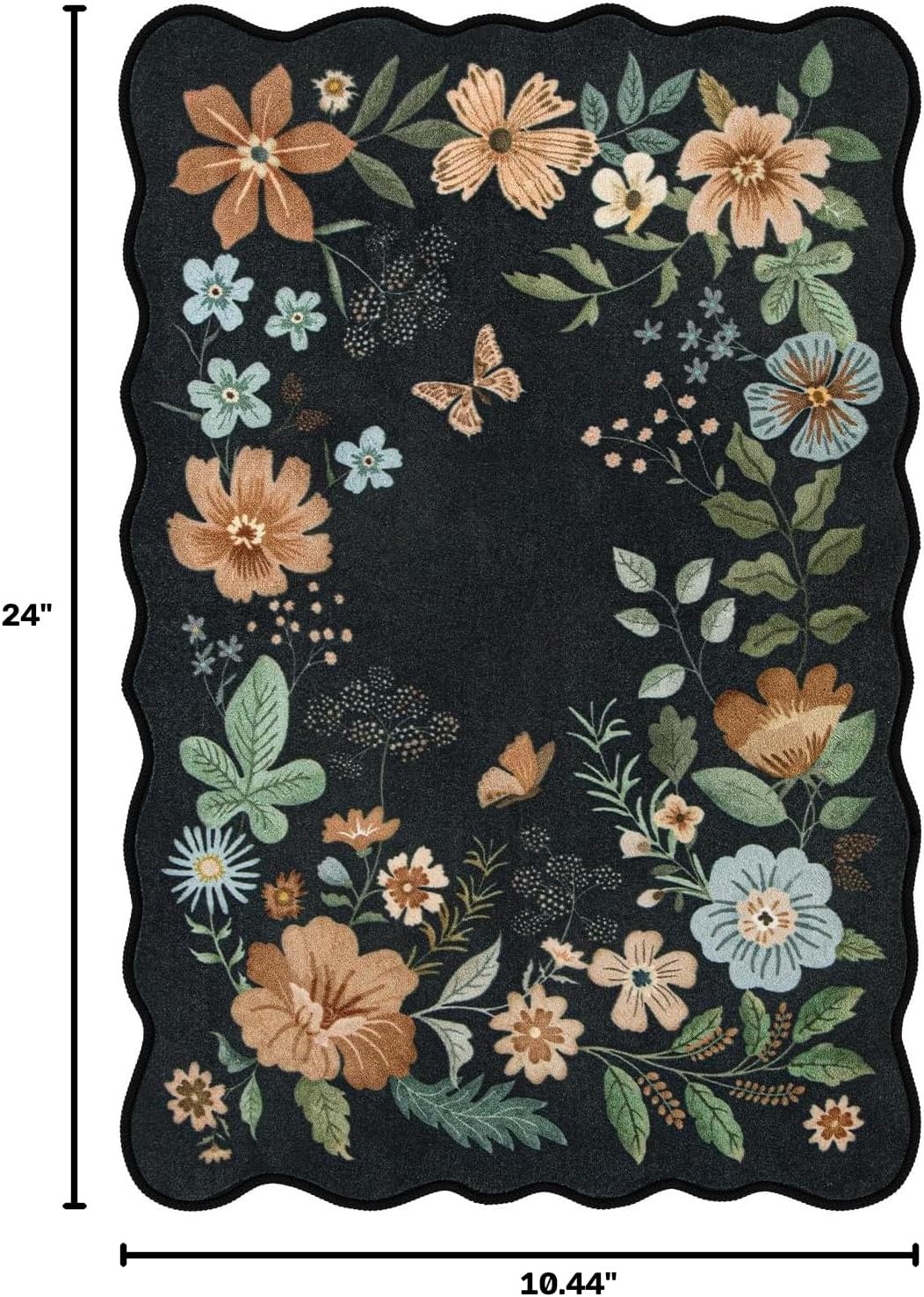 Floral Pattern Entrance Rug - Image 2