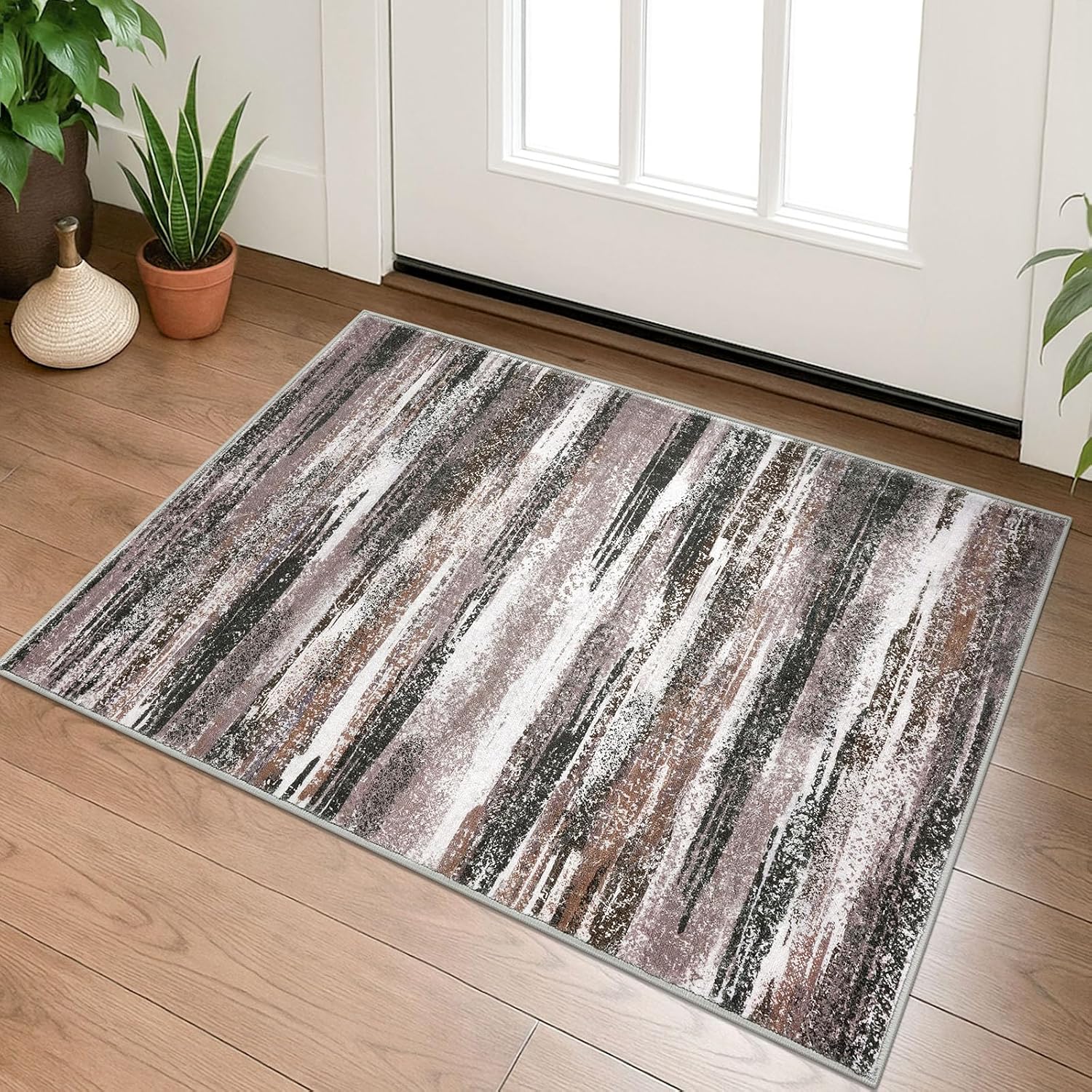 Abstract pattern rug
